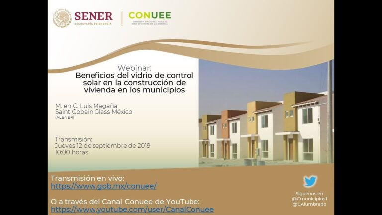 Control solar eficiente en casas pasivas